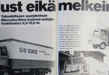 Päivän automainos: Mersun jakelukuorma-autot, "Just eikä melkein."