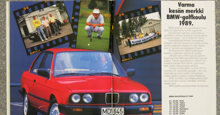 Päivän automainos: BMW markkinoi autojaan golfin avulla