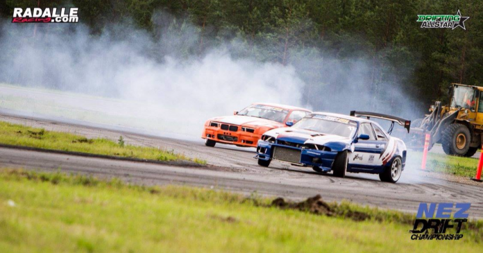 Drifting.