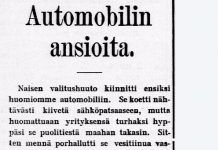 Historian havinaa: Autoilua 1899 – "Minkätähden hän ei pistä uhriaan lihamyllyyn?"