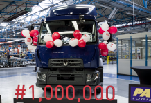 Renault Trucksin Normandian tehtaalla valmistettu miljoona kuorma-autoa