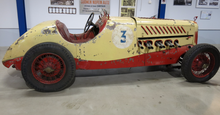 Päivän museoauto: "Todennäköisesti Suomen menestyksekkäin kilpa-auto kautta aikojen"