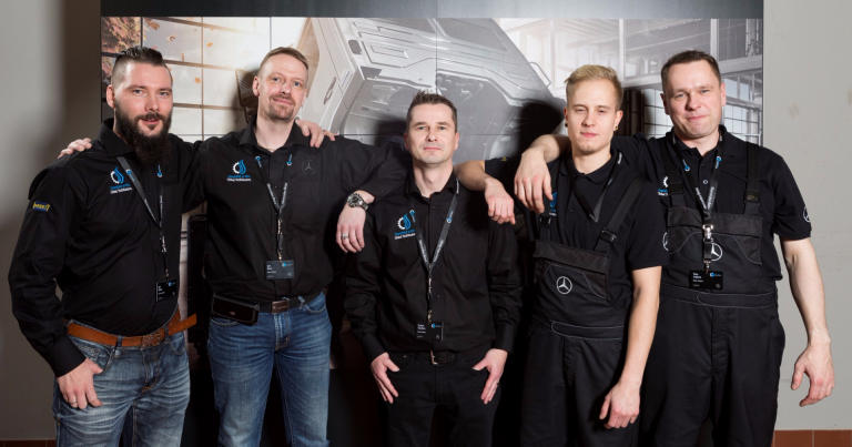 Kaksi pronssipaikkaa Suomeen Mercedes-Benzin kuorma-autojen huoltokisassa