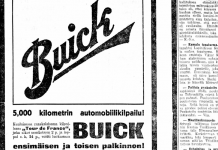 Päivän automainos: "5,000 kilometrin automobiilikilpailu!"