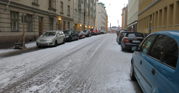 Talvi Helsingissä.