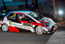 WRC: Mikkelsen keskeytti, Tänak nousi kolmanneksi
