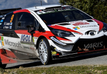 WRC: Lapilla kuudes paikka vain 1,9 sekunnin päässä