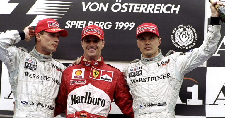Mika Häkkinen muistelee Itävallan kisaa 1999: "Coulthard kilkkasi minut ulos johtopaikalta"