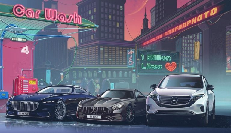 Mercedes-Benz on kärkimerkki Instagramissa
