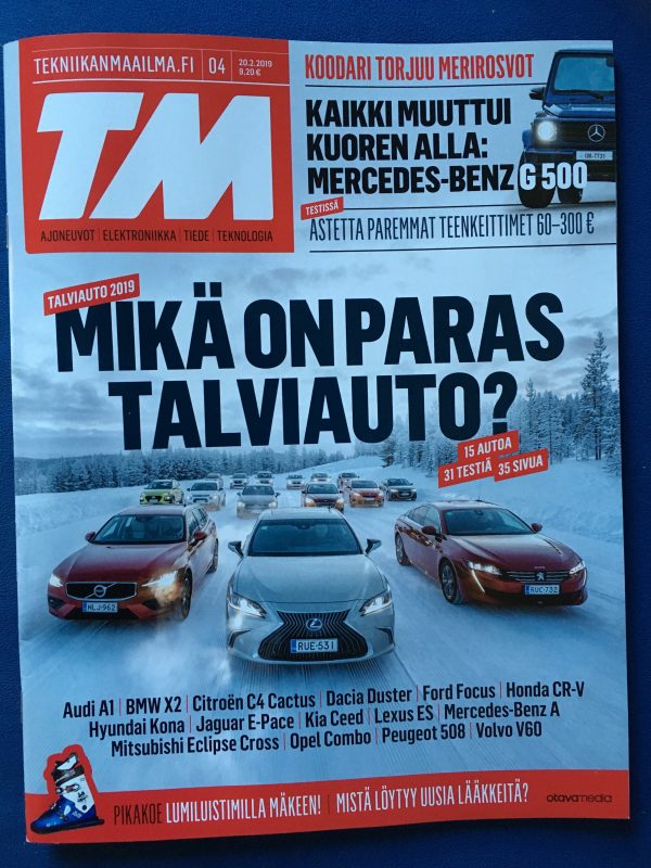 Tekniikan Maailman Vuoden Talviauto Valittiin Taas Yksi Auto Sai 