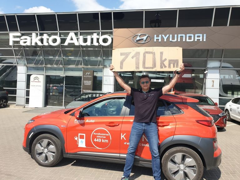 Hyundain sähköautolla kaupunkiolosuhteissa 710 km yhdellä latauksella