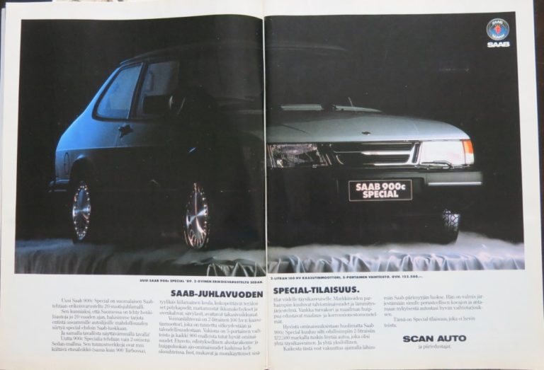 Päivän automainos: Saab-juhlavuoden special-tilaisuus Päivän automainos: Saab-juhlavuoden special-tilaisuus