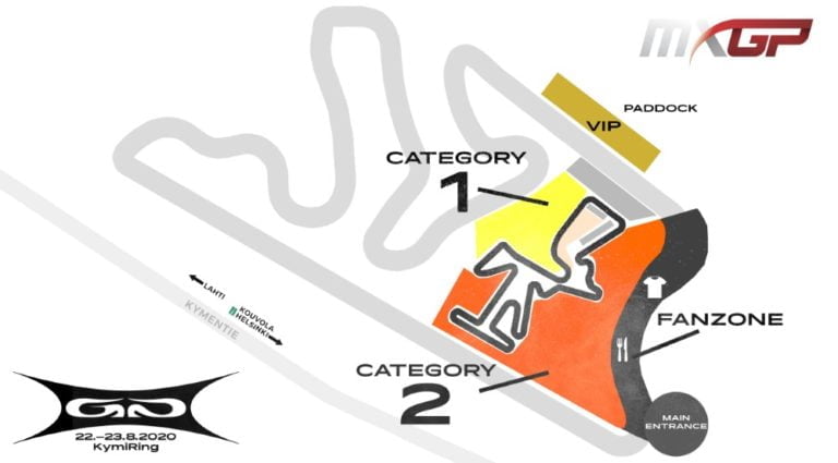 Motocrossin MM-sarja KymiRingille elokuussa 2020