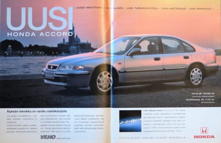 Päivän automainos: Uusi Honda Accord