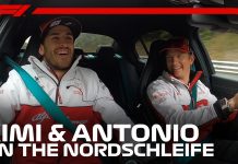 Video: Katso Kimi Räikkösen ja Antonio Giovinazzin hulvatonta menoa Nordschleifella