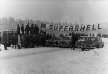 Päivän autourheilukuva: Nurmijärven jäärata-ajot 1967