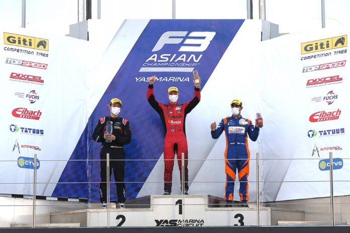 Patrik Pasma 2021 F3 Aasia palkintopalli Kuva Evans GP