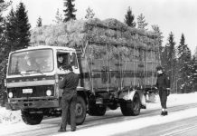 Päivän poliisikuva: Raskaan liikenteen valvonta 1988