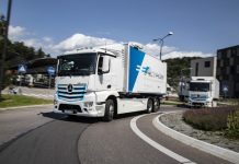 Mercedes-Benz esittelee tuotantovalmiin eActros -sähkökuorma-auton