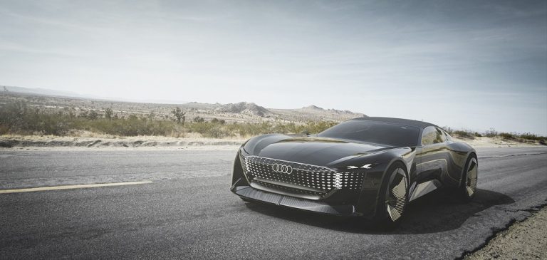Audi skysphere -konseptiauto on luksusluokan täyssähköinen roadster