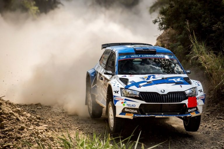 WRC: Emil Lindholm WRC3-luokan neljänneksi Kreikassa