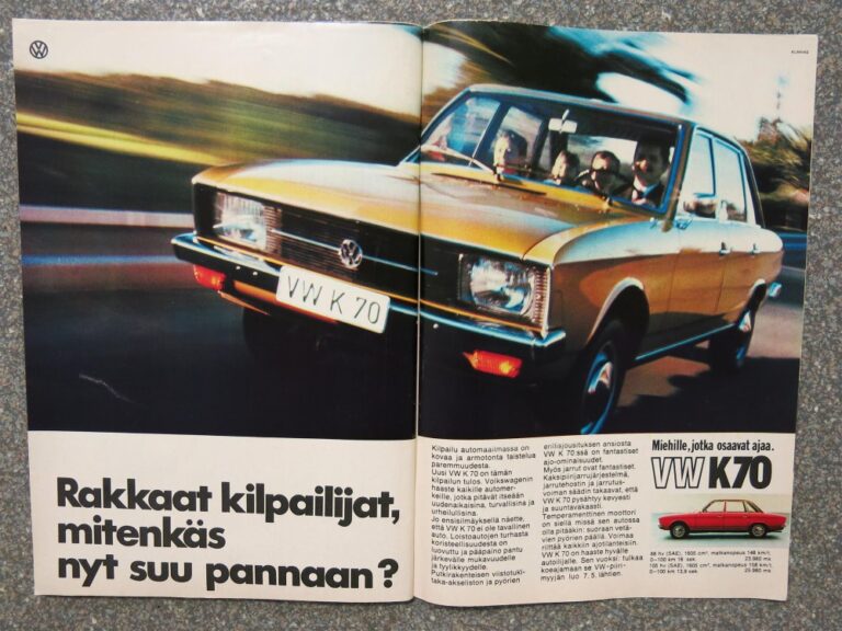 Päivän automainos: ”Miehille, jotka osaavat ajaa.”