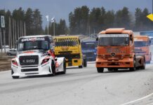 Emma Mäkinen avausvoittoon ratakuorma-autojen SM-sarjassa Kemoralla