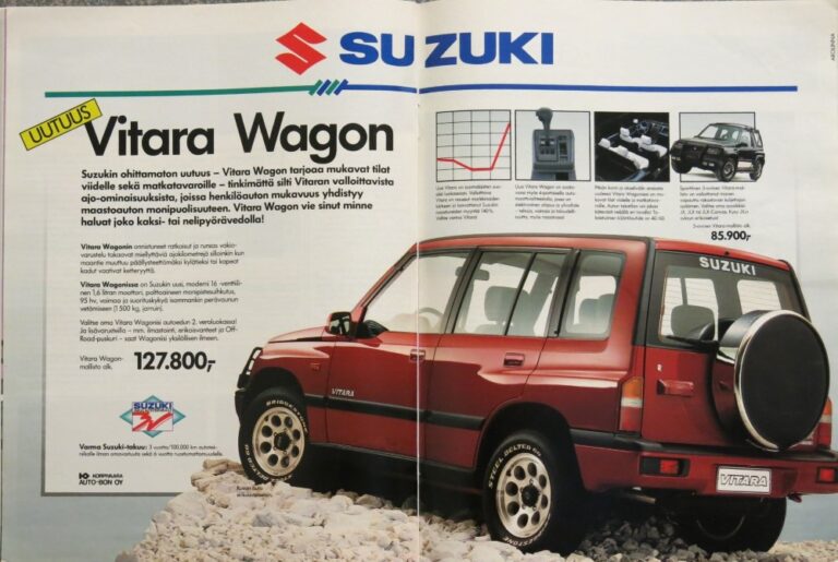 Päivän automainos: Suzukin katumaasturi 31 vuoden takaa
