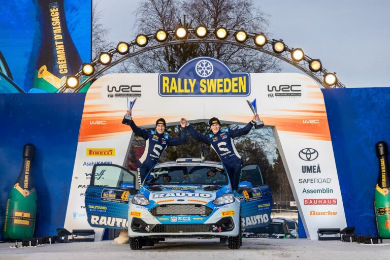 WRC: Suomeen WRC3-luokan voitto Ruotsin MM-rallissa