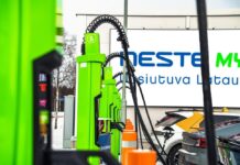 Neljälle uudelle Neste-asemalle kevyiden ja keskiraskaiden sähköajoneuvojen suurteholataus