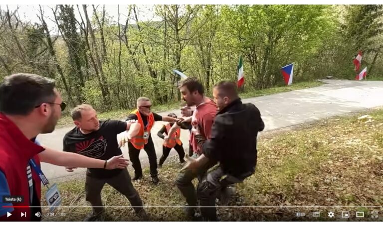 Video: Hurjaa menoa Kroatian MM-rallin katsomossa!