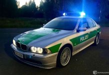 Myynnissä saksalainen ”poliisiauto”, BMW 525!