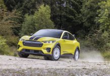 Ford Mustang Mach-E Rally -mallilla voi mennä myös maastoon