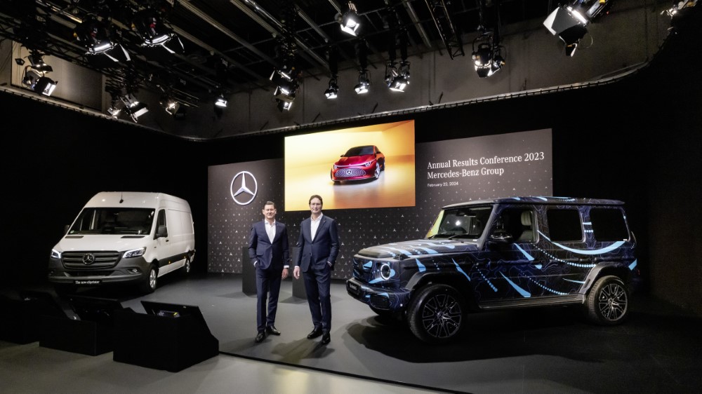 Mercedes-Benzin sähköautokauppa kasvoi merkittävästi