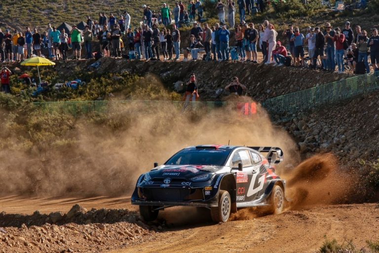 WRC: Kärkipaikka vaihtui Portugalin MM-rallin aamupäivän viimeisellä pätkällä