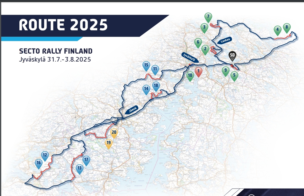 WRC Suomen MM rallin Reitti Julkistettiin Ouninpohja On Nyt Kisan WRC Suomen MM rallin Reitti Julkistettiin Ouninpohja On Nyt Kisan
