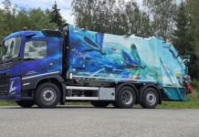 Tällainen on HSY:n uusin taidejäteauto