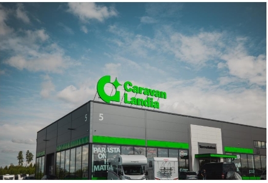 Caravanlandia myymala ulkoa Kuva Caravanlandia