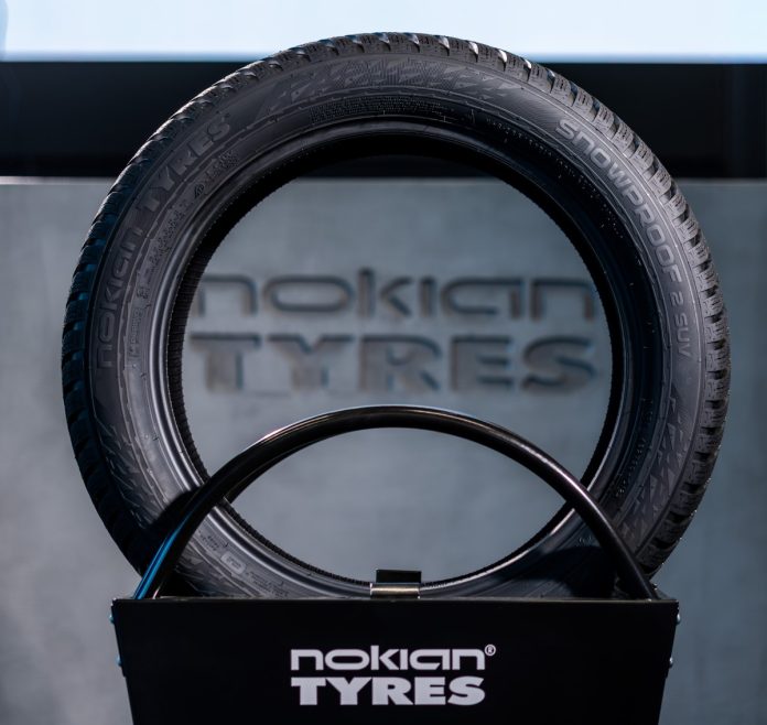 Nokian Renkaitten Romanian tehtaan miljoonas rengas Kuva Nokian Renkaat