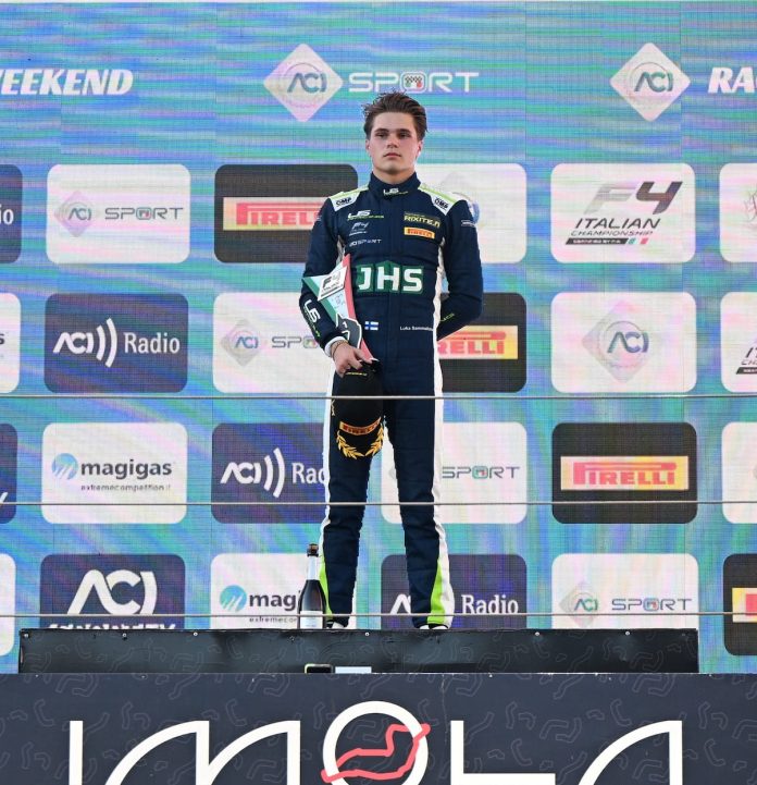 Luka Sammalisto Imola palkintopalli Kuva Fotospeedy