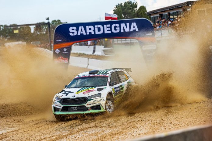 Emil Lindholm Sardinia 2026 Kuva Skoda Motorsport